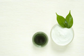 moisturizers, top view