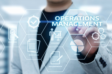 Operations Management Strategy Business Internet Technology Concept