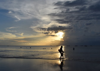 bali sea sunset