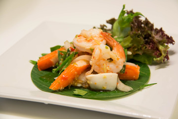 Photo of Thai spicy seafood salad