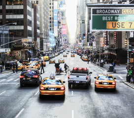 Street in New York, Manhattan.