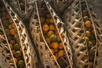 Basket Full of Oranges