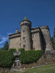 Fototapeta na wymiar Château des Ternes, Cantal, France