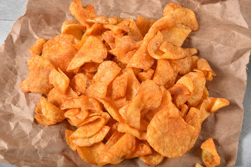 Barbecue potato chips