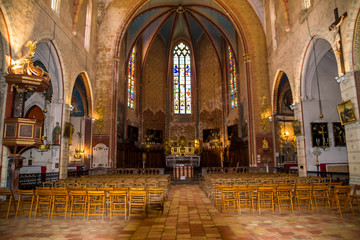 Obraz premium Lagrasse, Aude, Occitanie, France.
