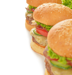 Fresh cheeseburger