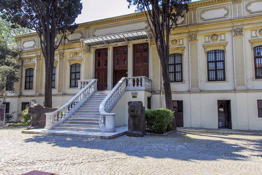 Istanbul, Turkey, 30 April 2008: Istanbul Archaeological Museum at Fatih district of Istanbul