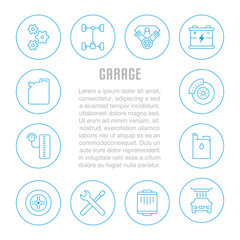 Website Banner and Landing Page of Garage.