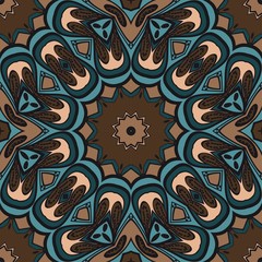 Seamless floral background. decorative texture for wallpaper, invitation. Vector illustration.