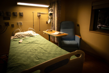 Empty Hospital Room