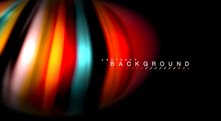 Blur color wave lines abstract background