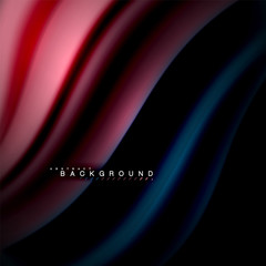 Fluid mixing colors vector wave abstract background design. Colorful mesh waves