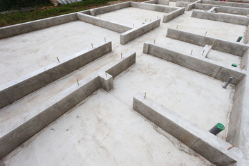 Obraz premium 基礎工事