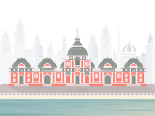 Vector Illustration of Saint-Petersburg.