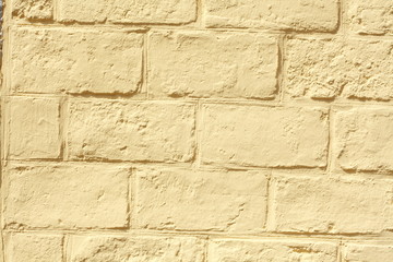 beige Ziegelsteinmauer, Ziegelsteinee