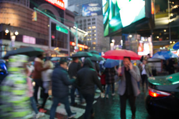 New York City persone a Time Square