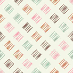 Seamless abstract geometric pattern. Texture of stripes and circles. Brushwork. Hand hatching. Scribble texture. Textile rapport.