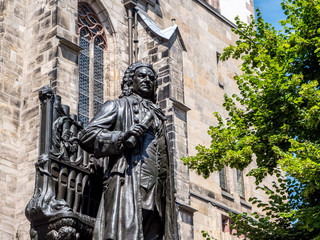 Denkmal von Johann Sebastian Bach in Leipzig