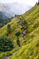 Fototapeta na wymiar Annapurna Trekking Trail in Nepal