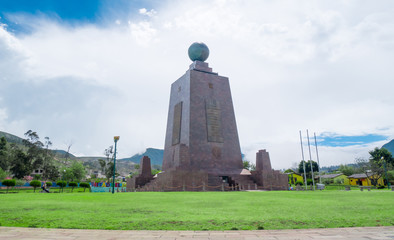 Mitad del Mundo, Middle of the world Monument in Quito, Ecuador
