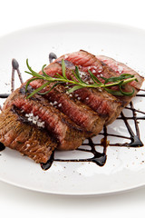 Fillet mignon with chocolate