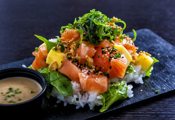 Salmon poke
