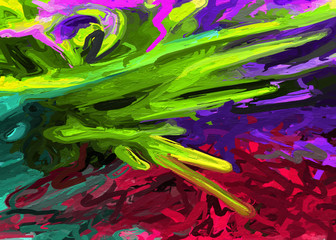 color splash paint like illustration abstract background