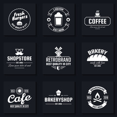 Vintage Retro Vector Logo for banner