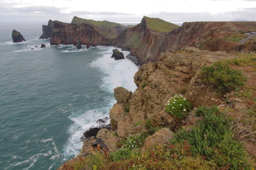 View of Ponta de Sao Lourenco in Madeira
