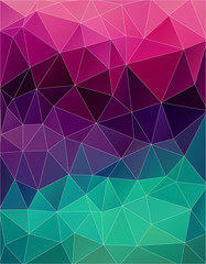 Art color triangle background