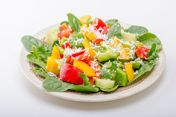 Mixed salad, vegetable salad