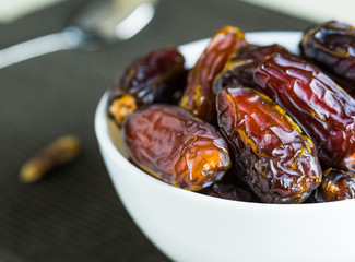 Raw organic dates fruit