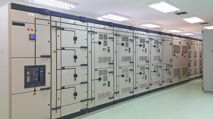 electrical part and accessories in the  control cabinet , control and power distributor,lockout ,tagout