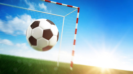 Football goal concept