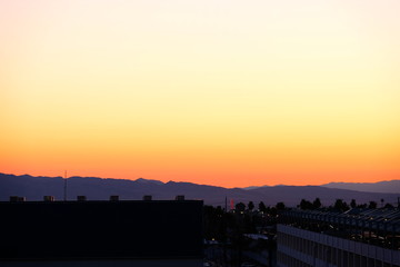 Amazing sunrise in Nevada