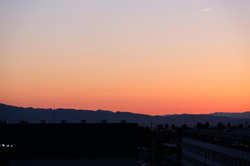 Amazing sunrise in Nevada