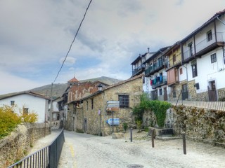 Candelario, pueblo de Salamanca en Castilla y León, España
