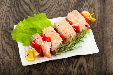 Salmon Skewer
