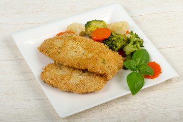 Chicken with sesame seeds