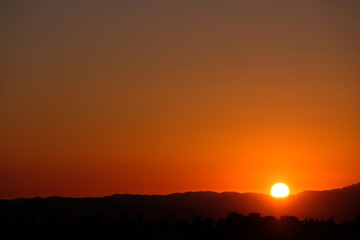 Amazing sunrise in Nevada