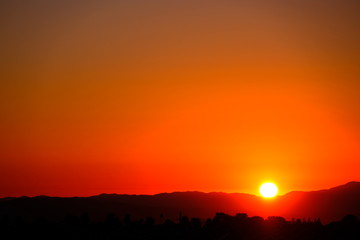 Amazing sunrise in Nevada