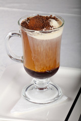 Coffee with ice-cream