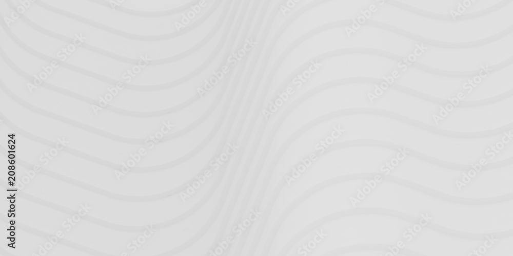 Aufkleber Abstract of white architectural pattern,Concept of future facade design on architecture,3d background rendering	