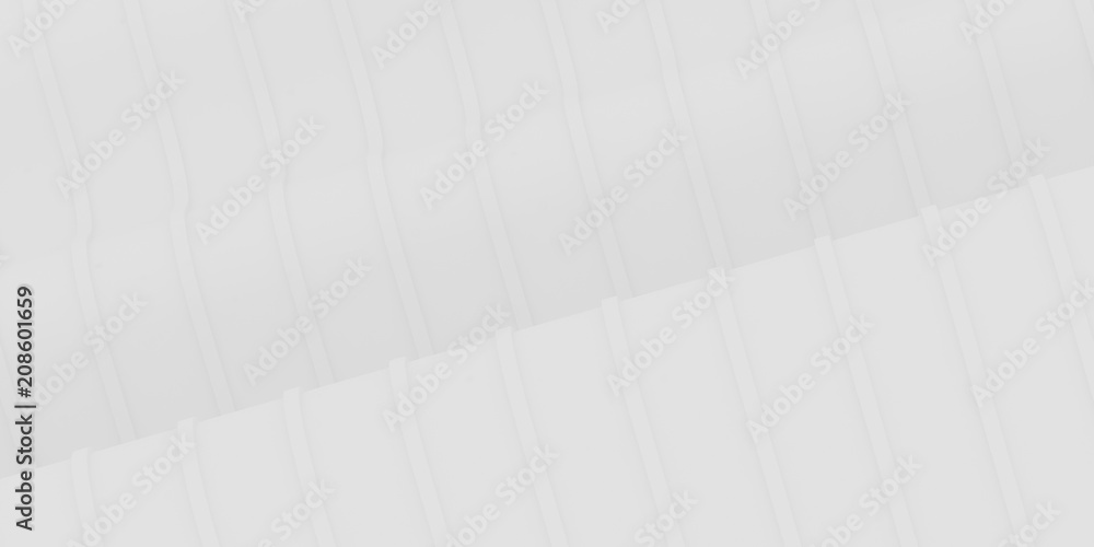 Poster Abstract of white architectural pattern,Concept of future facade design on architecture,3d background rendering	