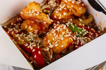 Cellophane noodles with shrimp