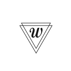 Letter W Logo Template Design