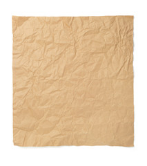 Fototapeta premium wrinkled paper at white background
