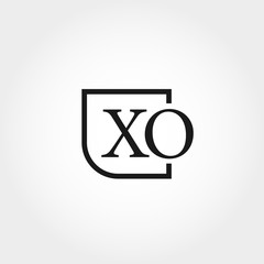 Initial Letter XO Logo Template Design