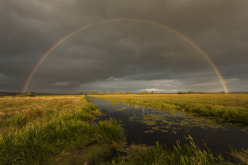 Rainbow over the North Drain