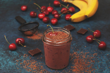 cherry chocolate smoothie